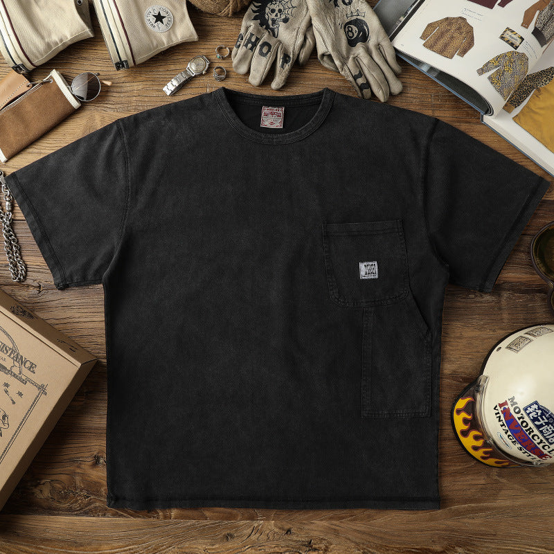 B01 Overdye Washed Cotton Tee Available in 4 colors