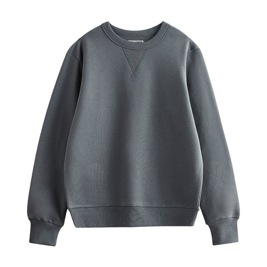 470g 5-Color Round Neck Solid Thick Hoodie