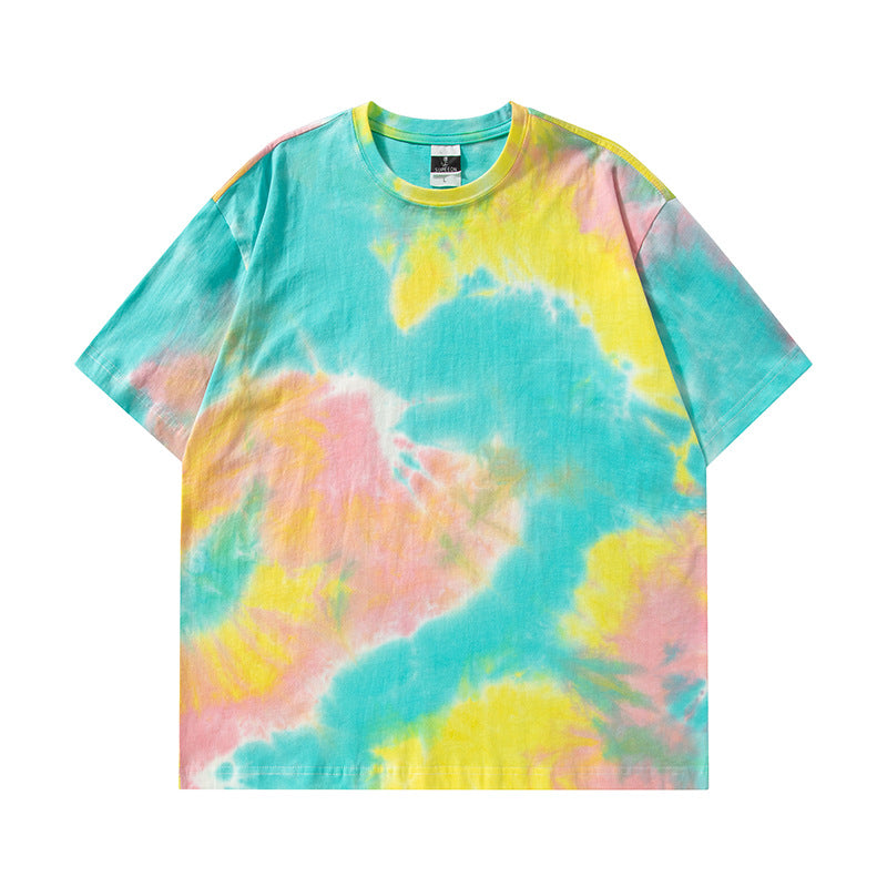 BUY 2 GET 1 FREE 絞り染め 20色展開 ラウンドネック Tシャツ