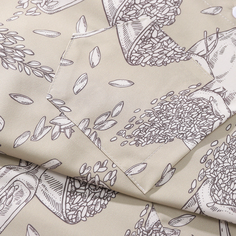 New Autumn Collection "Harvest" Long Sleeve Print Shirt
