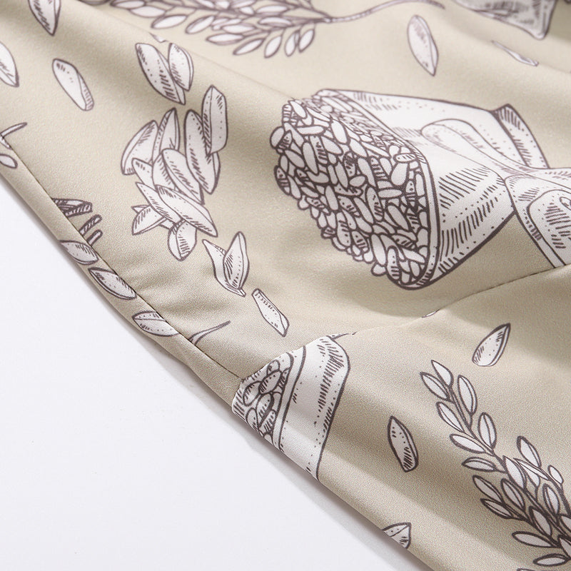 New Autumn Collection "Harvest" Long Sleeve Print Shirt