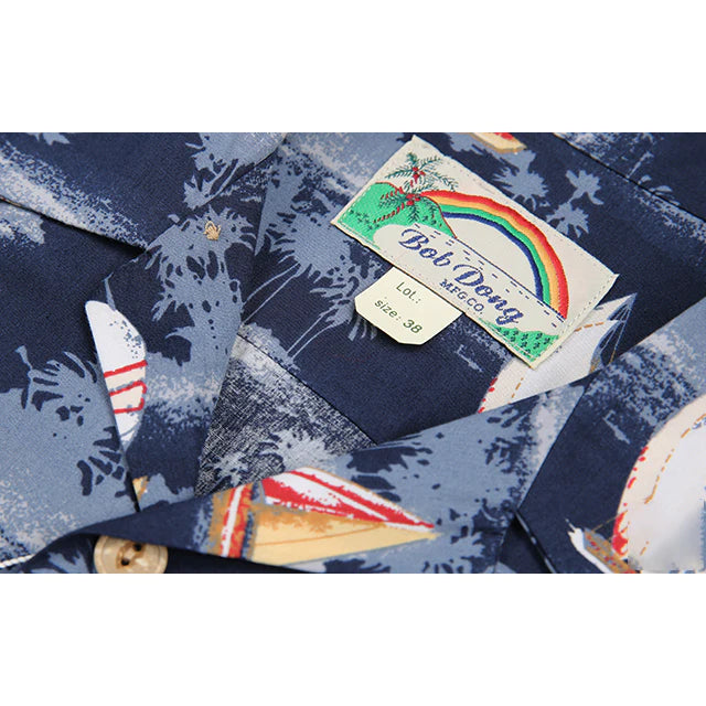 Cuban Color Island Trip Yacht Pattern Aloha Shirt