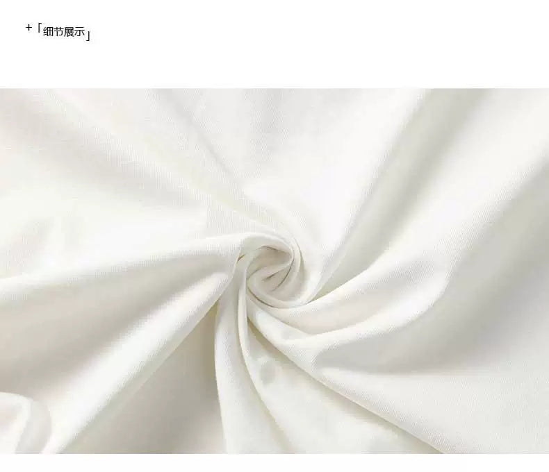 体型カバー配色レイヤードTシャツ2色