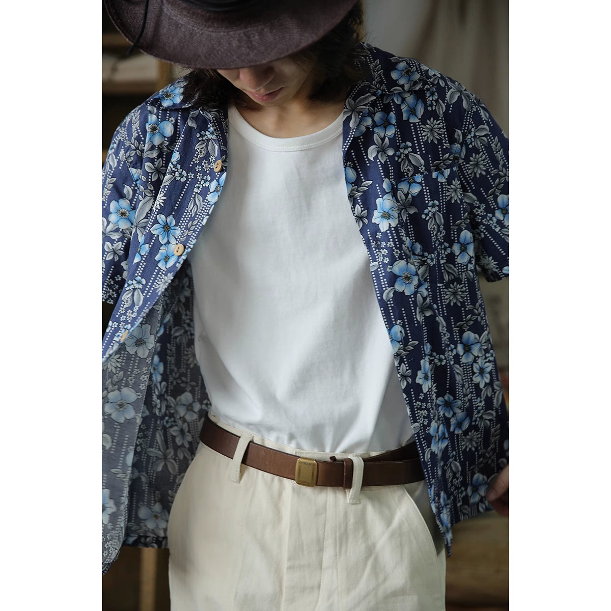 Obrieta all-over print aloha shirt