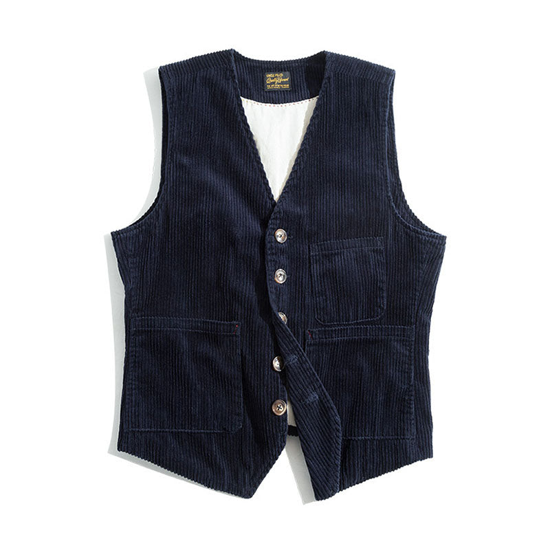 corduroy vest