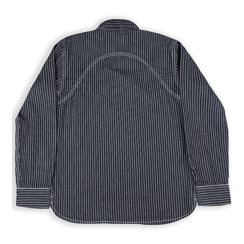 11.5oz striped western shirt