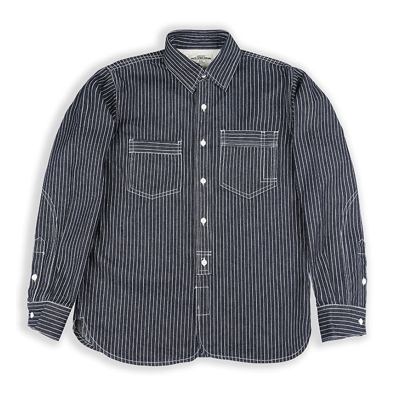 11.5oz striped western shirt