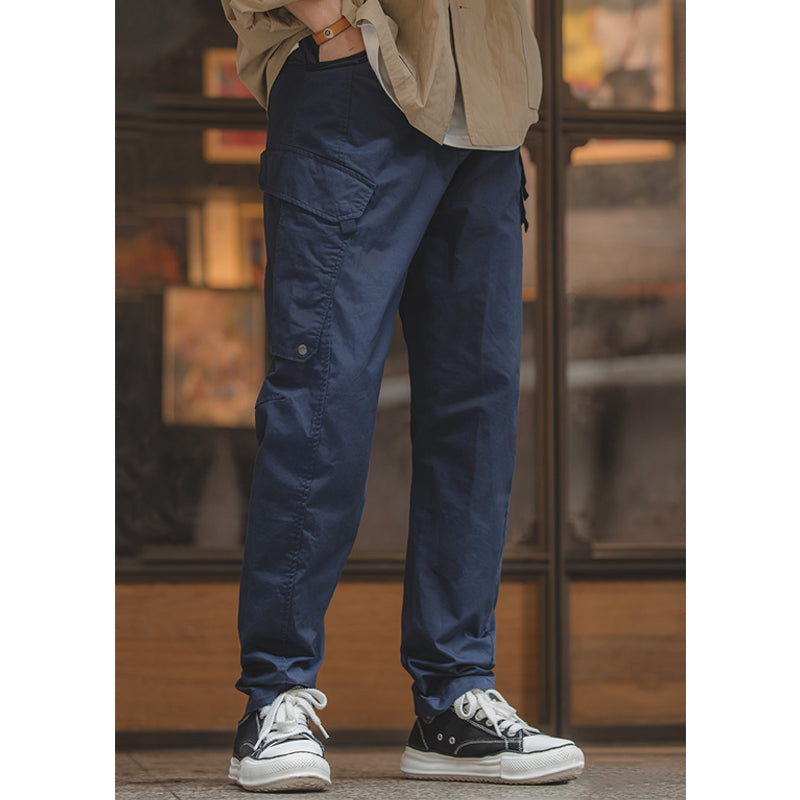2-layer flap pocket function cargo pants