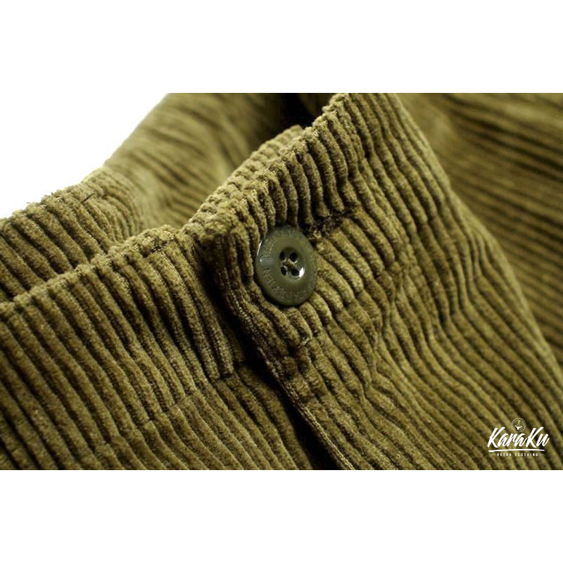 MULTI POCKET Hem tie corduroy slacks