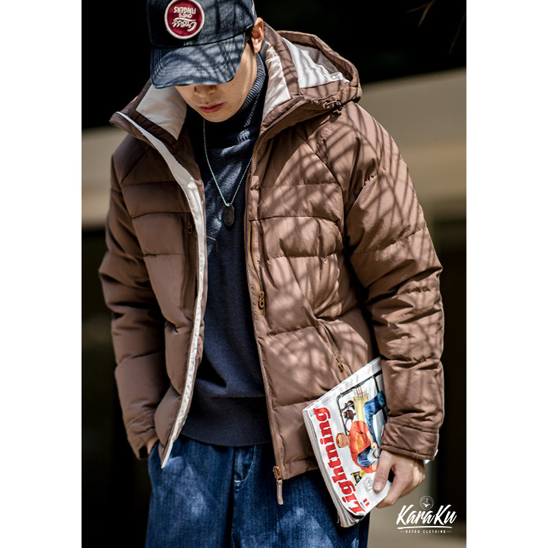 Gorpcore Style functional down jacket