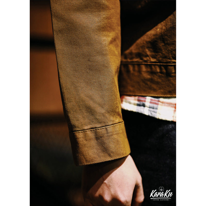 507 Reprint PU Coating Red Selvedge Denim Jacket