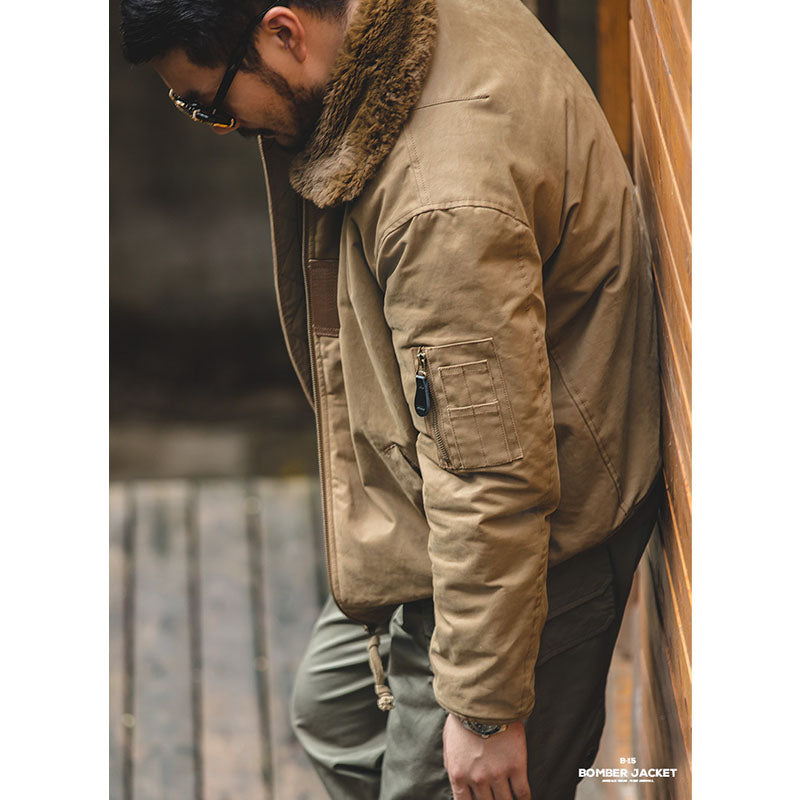 B-15 cotton bomber jacket