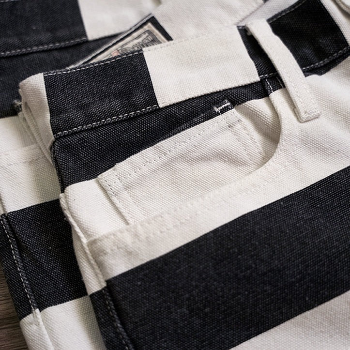Heavyweight canvas prisoner pants