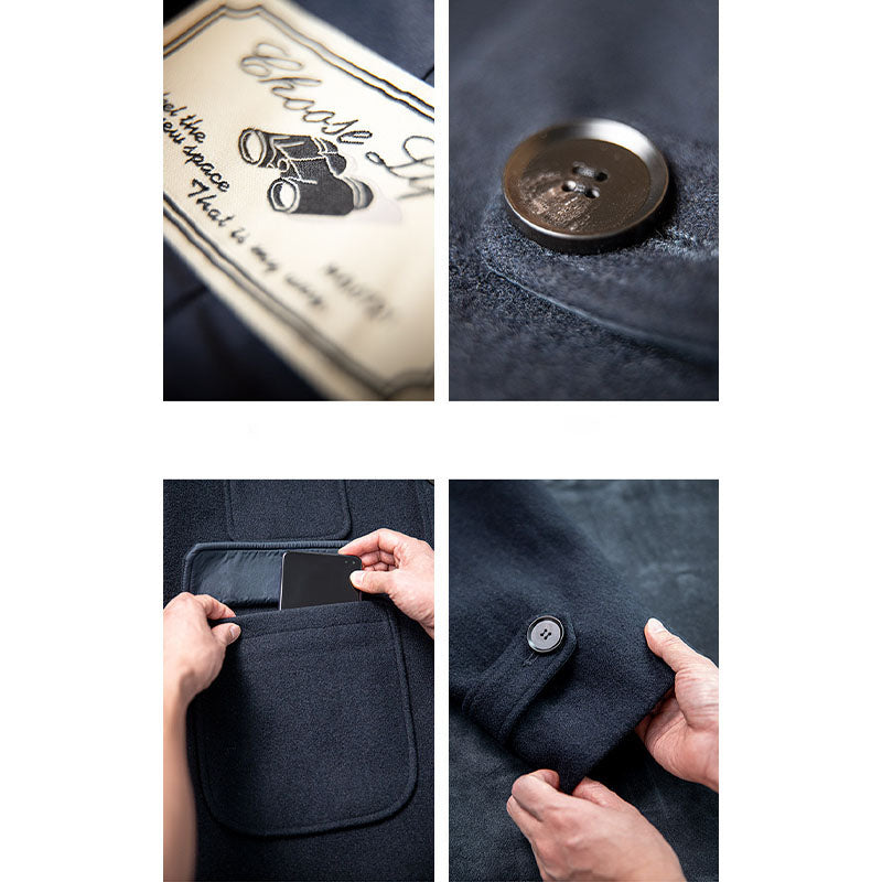 Bal-Collar long coat