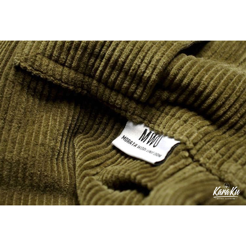 MULTI POCKET Hem tie corduroy slacks