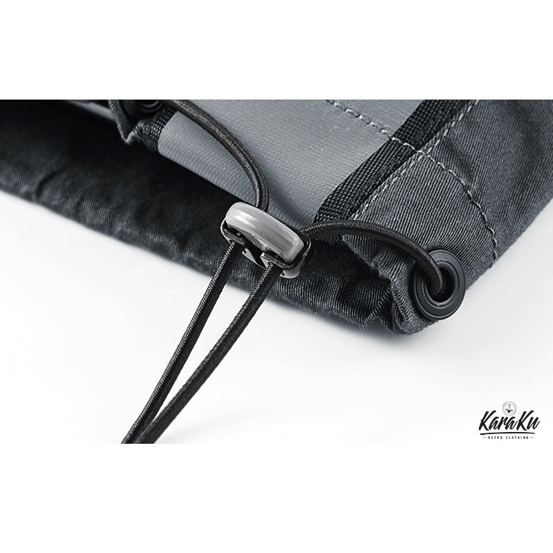 Reflective strap combination Functional cargo shorts