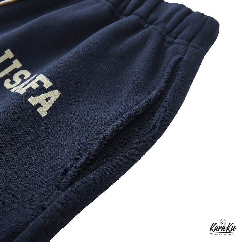"USAFA" cotton sweat shorts