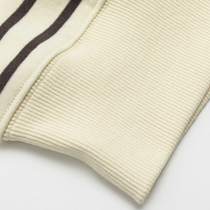 Single border cool neck sweat
