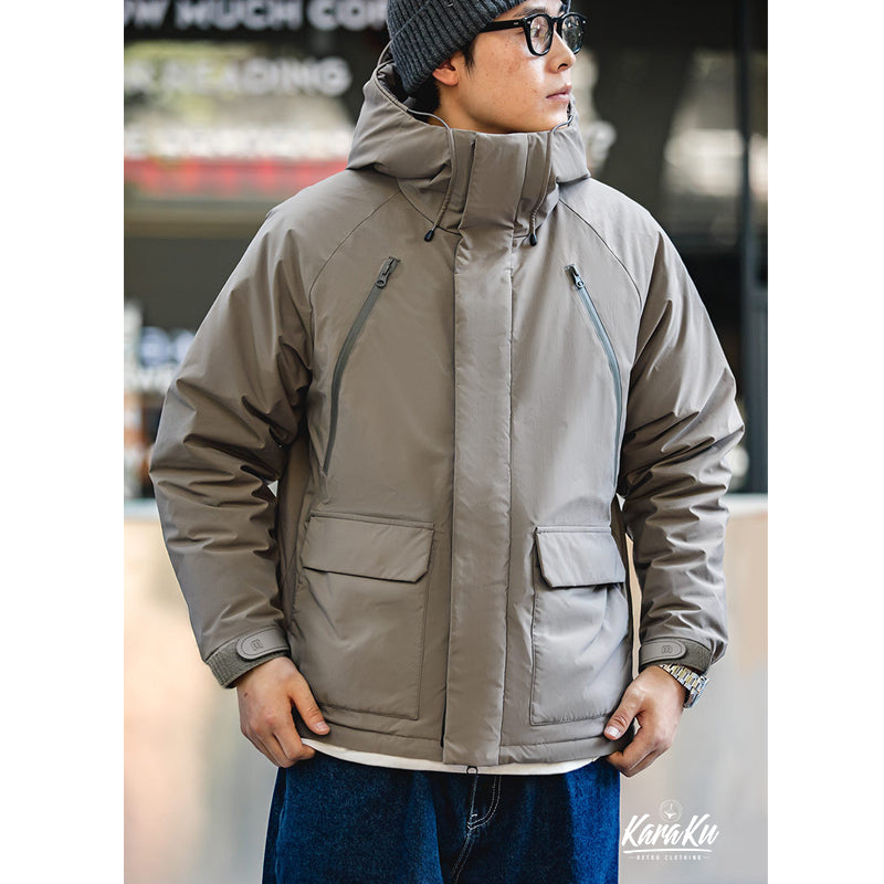 Gorpcore Style padded mountain parka