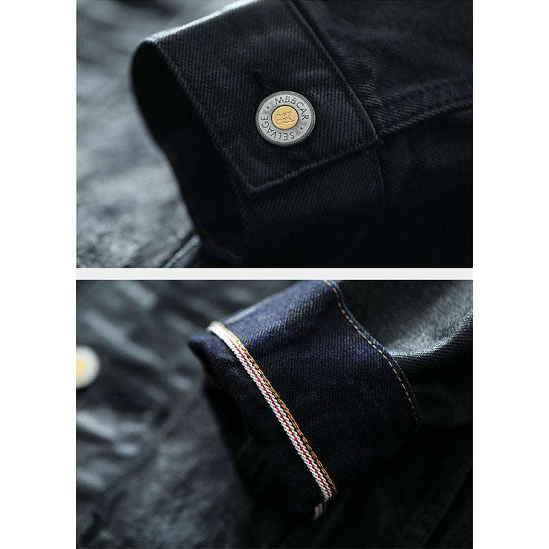 PU coated waterproof denim jacket