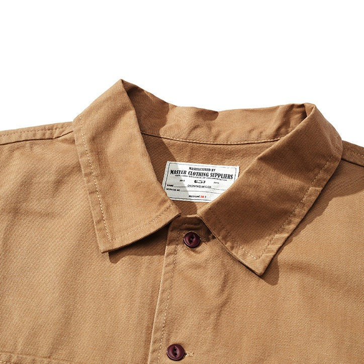 1976 West Coast Slightly brushed shirt with back alphabet embroidery