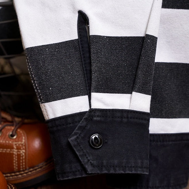 Heavyweight canvas prisoner jacket
