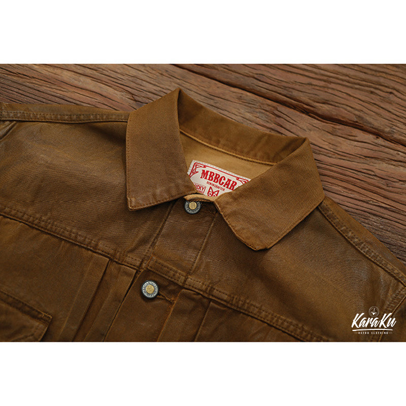 507 Reprint PU Coating Red Selvedge Denim Jacket