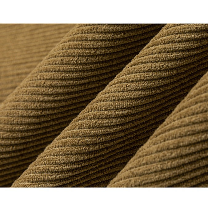 sleeve tuck corduroy double breasted jacket