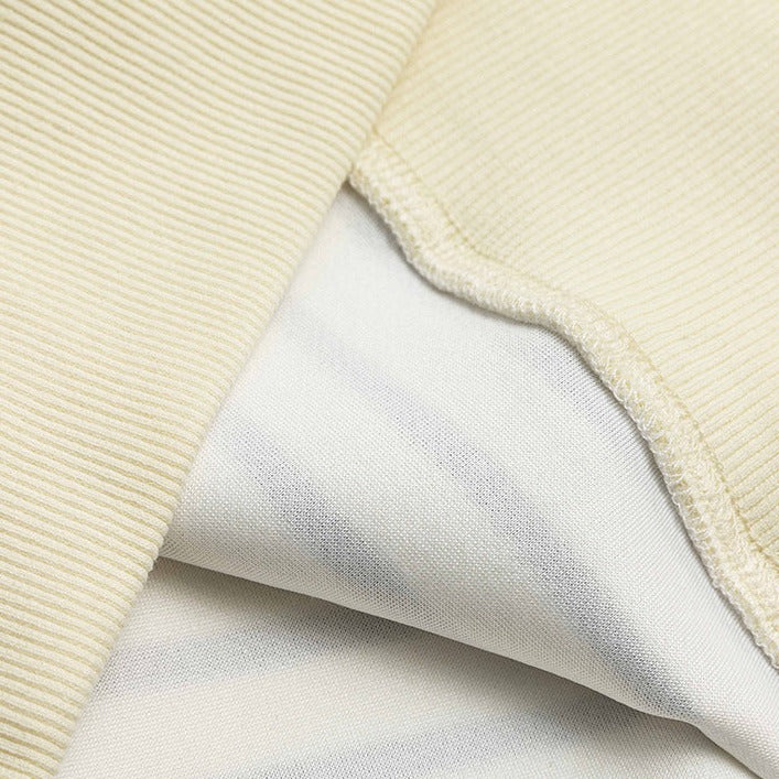 Single border cool neck sweat
