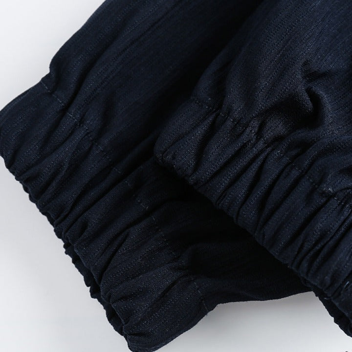 One pocket half zip long sleeve shirt