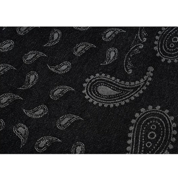 Paisley Pattern Denim Mountain Parka