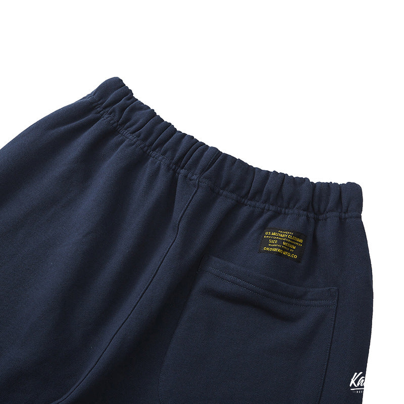 "USAFA" cotton sweat shorts