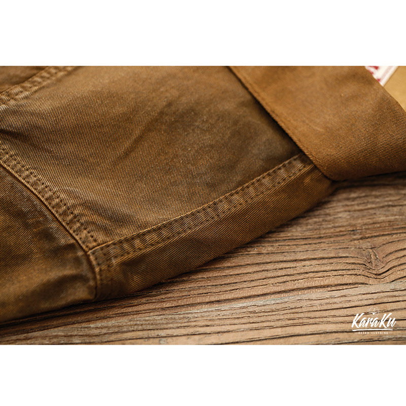 507 Reprint PU Coating Red Selvedge Denim Jacket