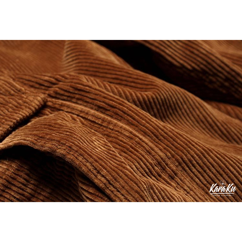 MULTI POCKET Hem tie corduroy slacks