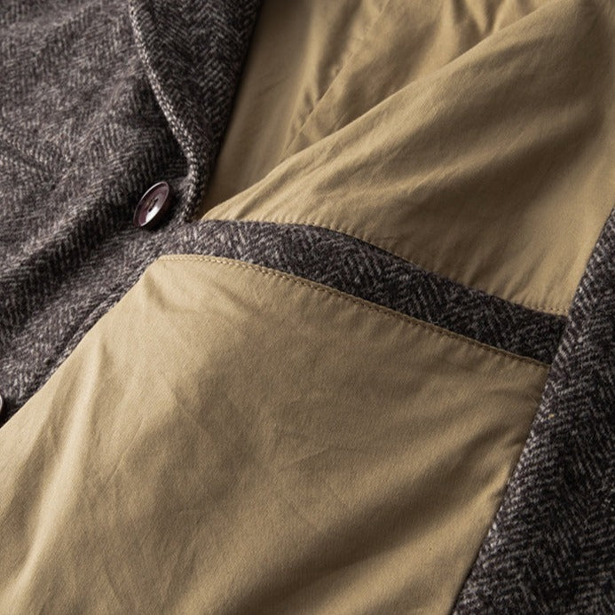 British wool blend vest