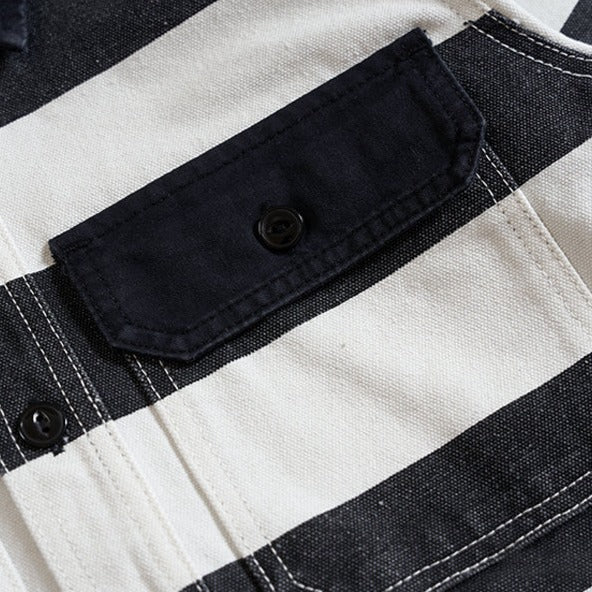 Heavyweight canvas prisoner jacket