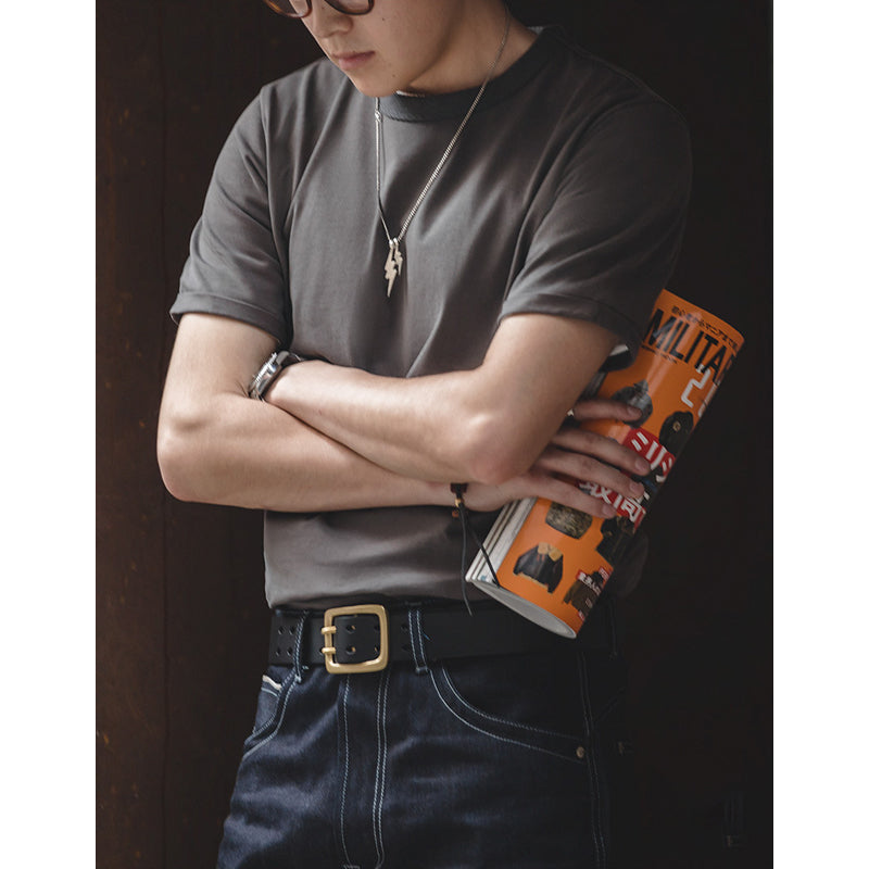 Heavyweight 100% cotton plain T-shirt