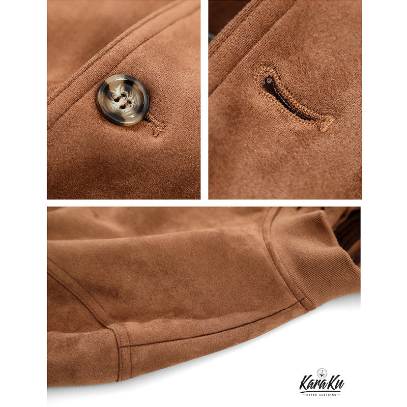 AIR CORPS TYPE A-1 suede flight jacket