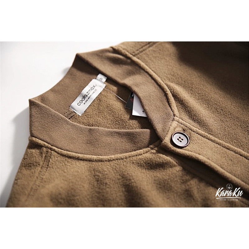MA-1 Baseball Collar Fleece Jacket