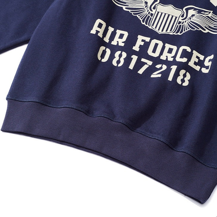 Army Air Forces back pile raglan sleeve sweat
