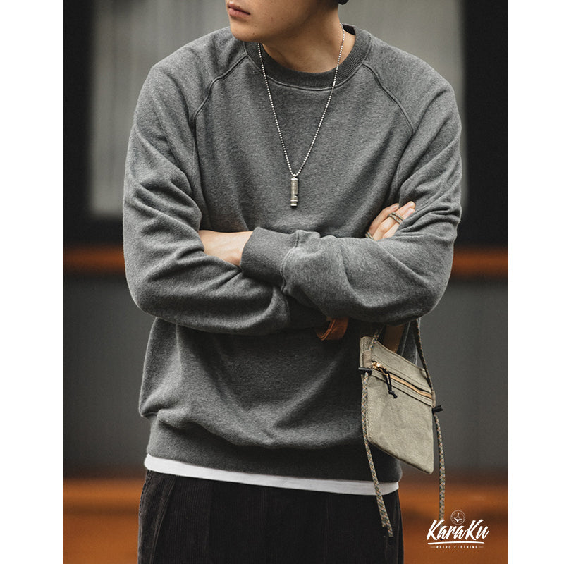 325g heavyweight raglan sleeve sweat