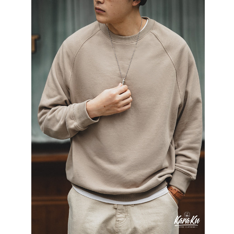 325g heavyweight raglan sleeve sweat