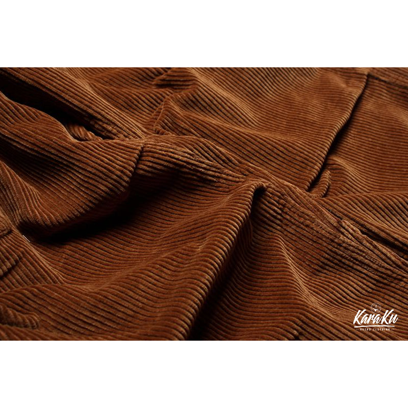 MULTI POCKET Hem tie corduroy slacks