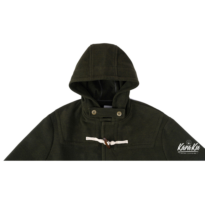 wool-like duffle coat