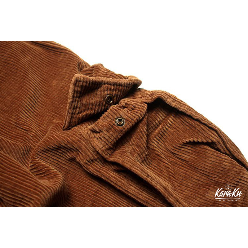 MULTI POCKET Hem tie corduroy slacks
