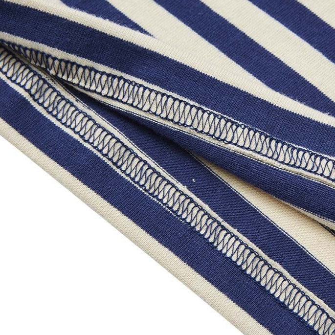 Heavyweight retro border polo shirt
