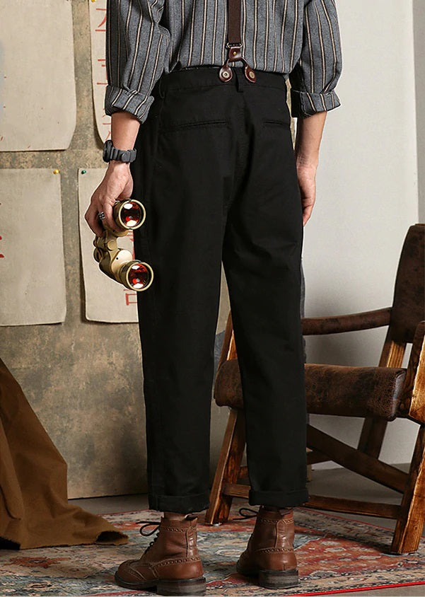 American Casual Vintage Suspender Work Pants