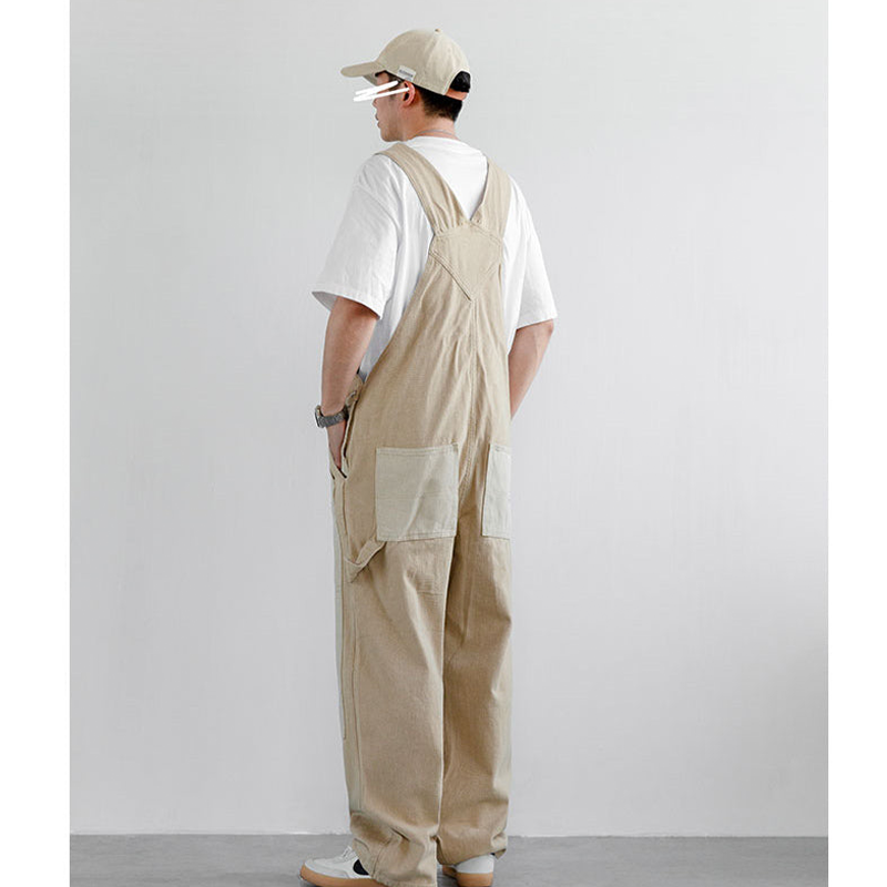 patchwork overalls
