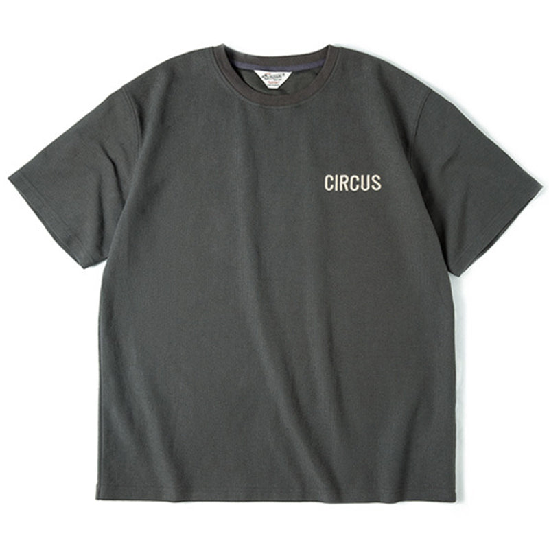 Heavyweight tatami stitch embroidered T-shirt