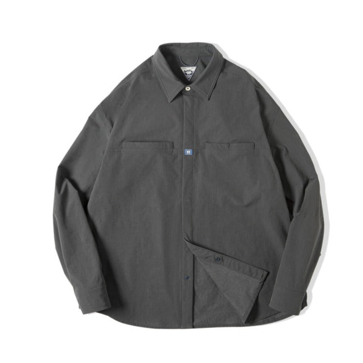 Hidden Stripe anti-wrinkle shirt long sleeve